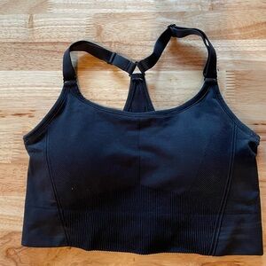 All in Motion Black Sports Bra Medium
